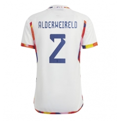 Strój piłkarski Belgia Toby Alderweireld #2 Koszulka Wyjazdowej MŚ 2022 Krótki Rękaw