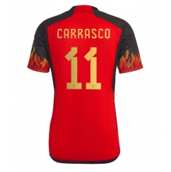 Strój piłkarski Belgia Yannick Carrasco #11 Koszulka Podstawowej MŚ 2022 Krótki Rękaw