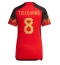 Strój piłkarski Belgia Youri Tielemans #8 Koszulka Podstawowej damskie MŚ 2022 Krótki Rękaw