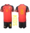 Strój piłkarski Belgia Youri Tielemans #8 Koszulka Podstawowej dziecięce MŚ 2022 Krótki Rękaw (+ Krótkie spodenki)