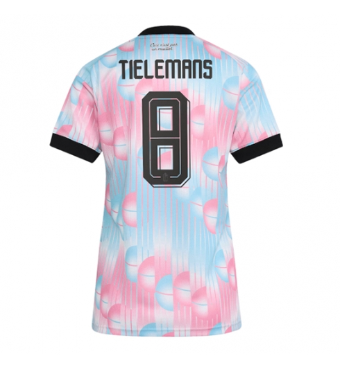 Strój piłkarski Belgia Youri Tielemans #8 Koszulka Wyjazdowej damskie MŚ 2026 Krótki Rękaw Strój piłkarski Belgia Youri Tielemans #8 Koszulka Wyjazdowej damskie MŚ 2026 Krótki Rękaw