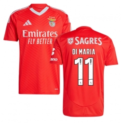 Strój piłkarski Benfica Angel Di Maria #11 Koszulka Podstawowej 2024-25 Krótki Rękaw
