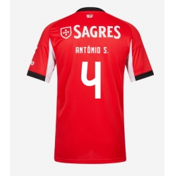 Strój piłkarski Benfica Antonio Silva #4 Koszulka Podstawowej 2025-26 Krótki Rękaw