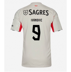 Strój piłkarski Benfica Franjo Ivanovic #9 Koszulka Wyjazdowej 2025-26 Krótki Rękaw