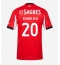 Strój piłkarski Benfica Richard Rios #20 Koszulka Podstawowej 2025-26 Krótki Rękaw