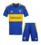 Strój piłkarski Boca Juniors Koszulka Podstawowej dziecięce 2024-25 Krótki Rękaw (+ Krótkie spodenki)