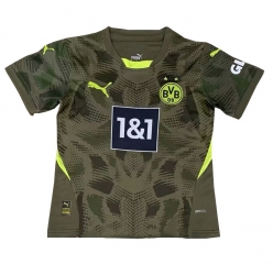 Strój piłkarski Borussia Dortmund Bramkarskie Koszulka Wyjazdowej 2024-25 Krótki Rękaw