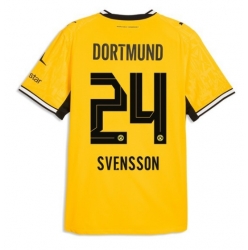 Strój piłkarski Borussia Dortmund Daniel Svensson #24 Koszulka Podstawowej 2026-27 Krótki Rękaw
