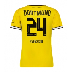 Strój piłkarski Borussia Dortmund Daniel Svensson #24 Koszulka Podstawowej damskie 2026-27 Krótki Rękaw