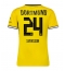 Strój piłkarski Borussia Dortmund Daniel Svensson #24 Koszulka Podstawowej damskie 2026-27 Krótki Rękaw Strój piłkarski Borussia Dortmund Daniel Svensson #24 Koszulka Podstawowej damskie 2026-27 Krótki Rękaw