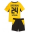 Strój piłkarski Borussia Dortmund Daniel Svensson #24 Koszulka Podstawowej dziecięce 2026-27 Krótki Rękaw (+ Krótkie spodenki)