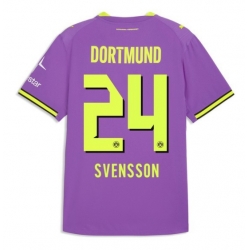 Strój piłkarski Borussia Dortmund Daniel Svensson #24 Koszulka Trzeciej 2026-27 Krótki Rękaw