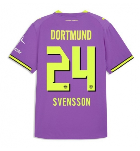 Strój piłkarski Borussia Dortmund Daniel Svensson #24 Koszulka Trzeciej 2026-27 Krótki Rękaw Strój piłkarski Borussia Dortmund Daniel Svensson #24 Koszulka Trzeciej 2026-27 Krótki Rękaw