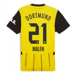 Strój piłkarski Borussia Dortmund Donyell Malen #21 Koszulka Podstawowej 2024-25 Krótki Rękaw