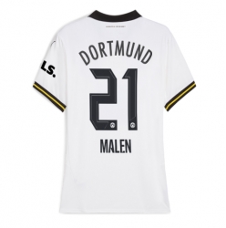 Strój piłkarski Borussia Dortmund Donyell Malen #21 Koszulka Trzeciej damskie 2024-25 Krótki Rękaw
