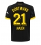 Strój piłkarski Borussia Dortmund Donyell Malen #21 Koszulka Wyjazdowej 2023-24 Krótki Rękaw