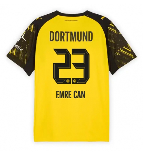 Strój piłkarski Borussia Dortmund Emre Can #23 Koszulka Podstawowej 2025-26 Krótki Rękaw Strój piłkarski Borussia Dortmund Emre Can #23 Koszulka Podstawowej 2025-26 Krótki Rękaw