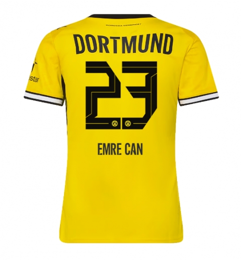 Strój piłkarski Borussia Dortmund Emre Can #23 Koszulka Podstawowej damskie 2026-27 Krótki Rękaw Strój piłkarski Borussia Dortmund Emre Can #23 Koszulka Podstawowej damskie 2026-27 Krótki Rękaw