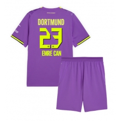 Strój piłkarski Borussia Dortmund Emre Can #23 Koszulka Trzeciej dziecięce 2026-27 Krótki Rękaw (+ Krótkie spodenki)