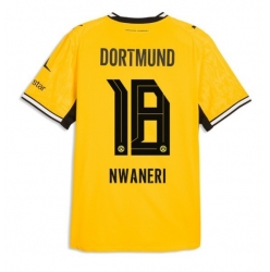 Strój piłkarski Borussia Dortmund Ethan Nwaneri #18 Koszulka Podstawowej 2026-27 Krótki Rękaw