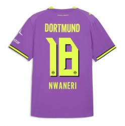 Strój piłkarski Borussia Dortmund Ethan Nwaneri #18 Koszulka Trzeciej 2026-27 Krótki Rękaw