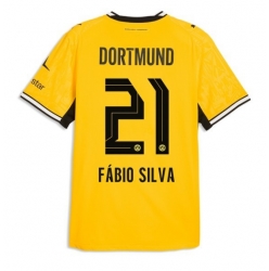 Strój piłkarski Borussia Dortmund Fabio Silva #21 Koszulka Podstawowej 2026-27 Krótki Rękaw