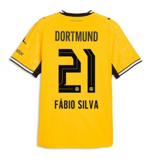 Strój piłkarski Borussia Dortmund Fabio Silva #21 Koszulka Podstawowej 2026-27 Krótki Rękaw Strój piłkarski Borussia Dortmund Fabio Silva #21 Koszulka Podstawowej 2026-27 Krótki Rękaw