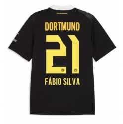 Strój piłkarski Borussia Dortmund Fabio Silva #21 Koszulka Wyjazdowej 2026-27 Krótki Rękaw