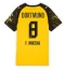 Strój piłkarski Borussia Dortmund Felix Nmecha #8 Koszulka Podstawowej damskie 2025-26 Krótki Rękaw Strój piłkarski Borussia Dortmund Felix Nmecha #8 Koszulka Podstawowej damskie 2025-26 Krótki Rękaw