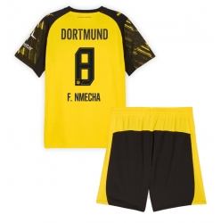 Strój piłkarski Borussia Dortmund Felix Nmecha #8 Koszulka Podstawowej dziecięce 2025-26 Krótki Rękaw (+ Krótkie spodenki)