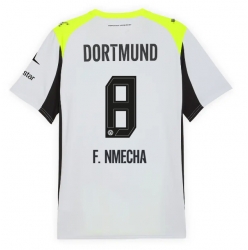 Strój piłkarski Borussia Dortmund Felix Nmecha #8 Koszulka Wyjazdowej 2025-26 Krótki Rękaw