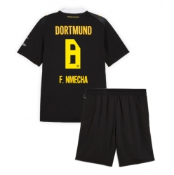 Strój piłkarski Borussia Dortmund Felix Nmecha #8 Koszulka Wyjazdowej dziecięce 2026-27 Krótki Rękaw (+ Krótkie spodenki)