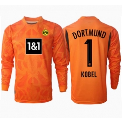 Strój piłkarski Borussia Dortmund Gregor Kobel #1 Bramkarskie Koszulka Trzeciej 2024-25 Długi Rękaw
