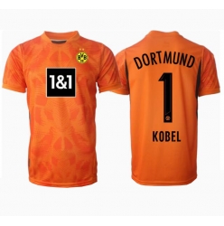 Strój piłkarski Borussia Dortmund Gregor Kobel #1 Bramkarskie Koszulka Trzeciej 2024-25 Krótki Rękaw