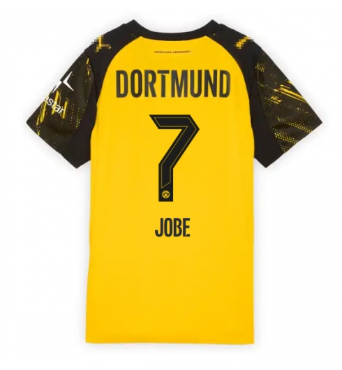 Strój piłkarski Borussia Dortmund Jobe Bellingham #7 Koszulka Podstawowej damskie 2025-26 Krótki Rękaw Strój piłkarski Borussia Dortmund Jobe Bellingham #7 Koszulka Podstawowej damskie 2025-26 Krótki Rękaw