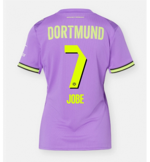 Strój piłkarski Borussia Dortmund Jobe Bellingham #7 Koszulka Trzeciej damskie 2026-27 Krótki Rękaw Strój piłkarski Borussia Dortmund Jobe Bellingham #7 Koszulka Trzeciej damskie 2026-27 Krótki Rękaw