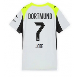 Strój piłkarski Borussia Dortmund Jobe Bellingham #7 Koszulka Wyjazdowej damskie 2025-26 Krótki Rękaw