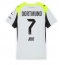 Strój piłkarski Borussia Dortmund Jobe Bellingham #7 Koszulka Wyjazdowej damskie 2025-26 Krótki Rękaw Strój piłkarski Borussia Dortmund Jobe Bellingham #7 Koszulka Wyjazdowej damskie 2025-26 Krótki Rękaw