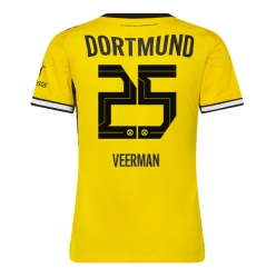 Strój piłkarski Borussia Dortmund Joey Veerman #25 Koszulka Podstawowej damskie 2026-27 Krótki Rękaw