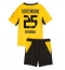 Strój piłkarski Borussia Dortmund Joey Veerman #25 Koszulka Podstawowej dziecięce 2026-27 Krótki Rękaw (+ Krótkie spodenki)