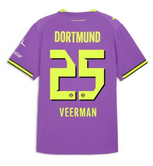 Strój piłkarski Borussia Dortmund Joey Veerman #25 Koszulka Trzeciej 2026-27 Krótki Rękaw Strój piłkarski Borussia Dortmund Joey Veerman #25 Koszulka Trzeciej 2026-27 Krótki Rękaw