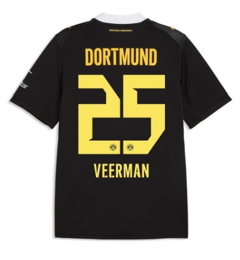 Strój piłkarski Borussia Dortmund Joey Veerman #25 Koszulka Wyjazdowej 2026-27 Krótki Rękaw Strój piłkarski Borussia Dortmund Joey Veerman #25 Koszulka Wyjazdowej 2026-27 Krótki Rękaw