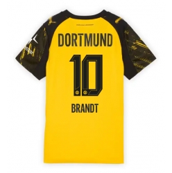 Strój piłkarski Borussia Dortmund Julian Brandt #10 Koszulka Podstawowej damskie 2025-26 Krótki Rękaw