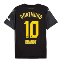 Strój piłkarski Borussia Dortmund Julian Brandt #10 Koszulka Wyjazdowej 2024-25 Krótki Rękaw
