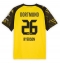 Strój piłkarski Borussia Dortmund Julian Ryerson #26 Koszulka Podstawowej 2025-26 Krótki Rękaw Strój piłkarski Borussia Dortmund Julian Ryerson #26 Koszulka Podstawowej 2025-26 Krótki Rękaw