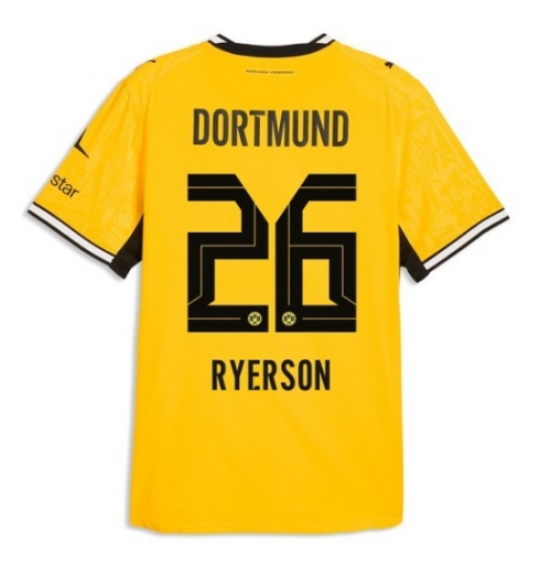 Strój piłkarski Borussia Dortmund Julian Ryerson #26 Koszulka Podstawowej 2026-27 Krótki Rękaw Strój piłkarski Borussia Dortmund Julian Ryerson #26 Koszulka Podstawowej 2026-27 Krótki Rękaw