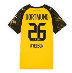 Strój piłkarski Borussia Dortmund Julian Ryerson #26 Koszulka Podstawowej damskie 2025-26 Krótki Rękaw