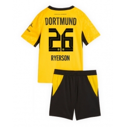 Strój piłkarski Borussia Dortmund Julian Ryerson #26 Koszulka Podstawowej dziecięce 2026-27 Krótki Rękaw (+ Krótkie spodenki)