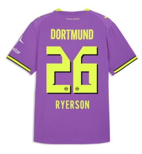 Strój piłkarski Borussia Dortmund Julian Ryerson #26 Koszulka Trzeciej 2026-27 Krótki Rękaw Strój piłkarski Borussia Dortmund Julian Ryerson #26 Koszulka Trzeciej 2026-27 Krótki Rękaw