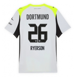 Strój piłkarski Borussia Dortmund Julian Ryerson #26 Koszulka Wyjazdowej 2025-26 Krótki Rękaw